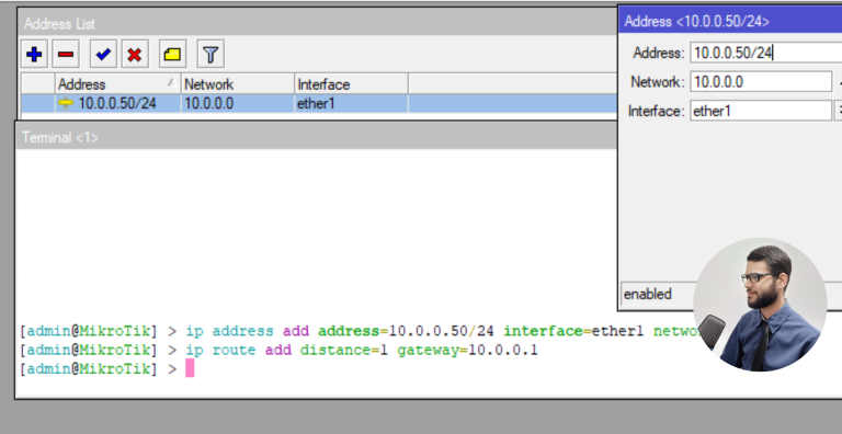 Adicionando IP na Interface do Mikrotik via Terminal